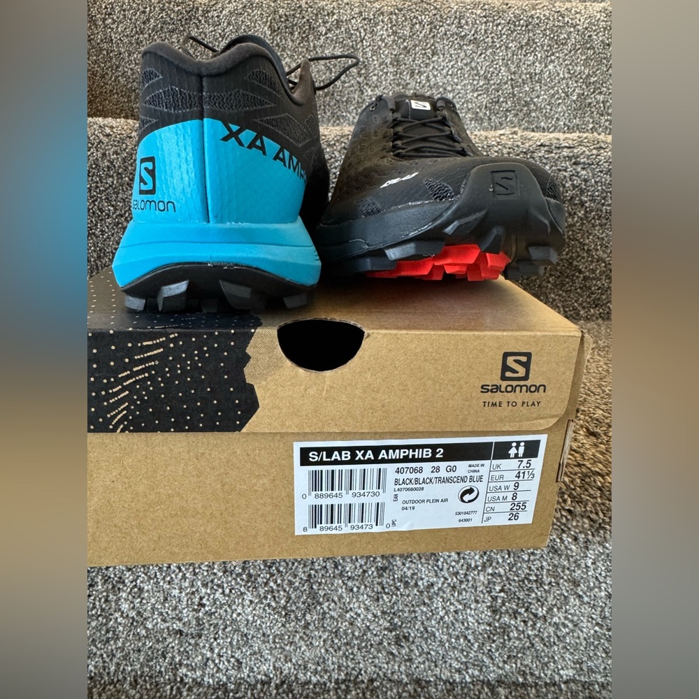Salomon S/Lab XA Amphib 2 in Black and Blue